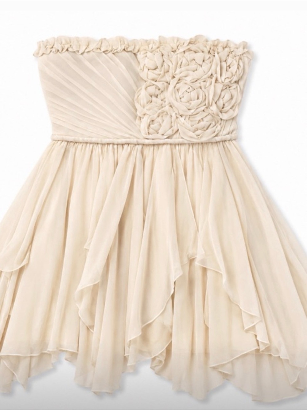 Robert Rodriguez Grecian inspired strapless dress 8